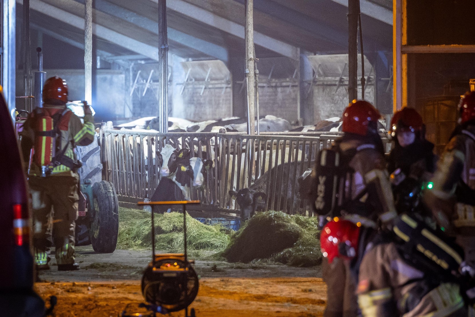 Brand in stal op boerderij in Zuidoostbeemster